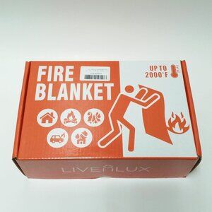 2 Fire Blankets for Home, Kitchen, Office, Grill, Survival Kit